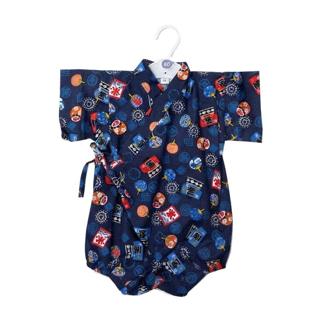 Baby Navy Festival Pattern Jinbei Romper