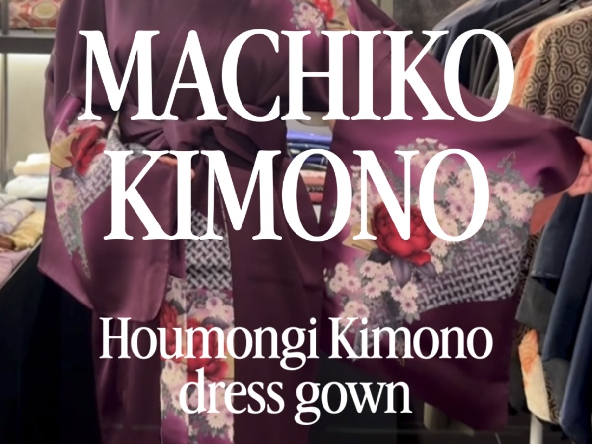 MACHIKO KIMONO – Houmongi Kimono Dress Gown